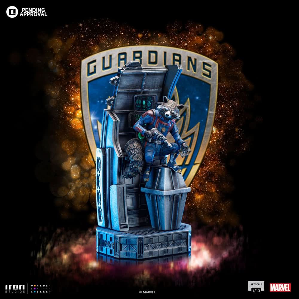 Statue Rocket Raccoon - Guardians of the Galaxy 3 - Art Scale 1/10