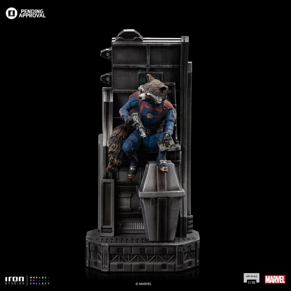 Statue Rocket Raccoon - Guardians of the Galaxy 3 - Art Scale 1/10