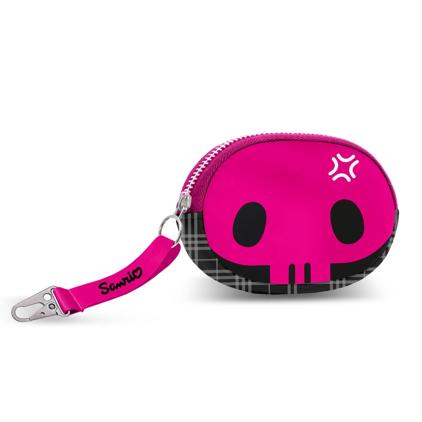 Porte-Monnaie Pill Hello Kitty « Kuromi Skull » – Noir