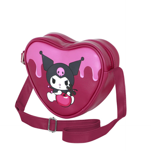 Sac à Bandoulière Coeur Casual Hello Kitty « Kuromi Cherry »