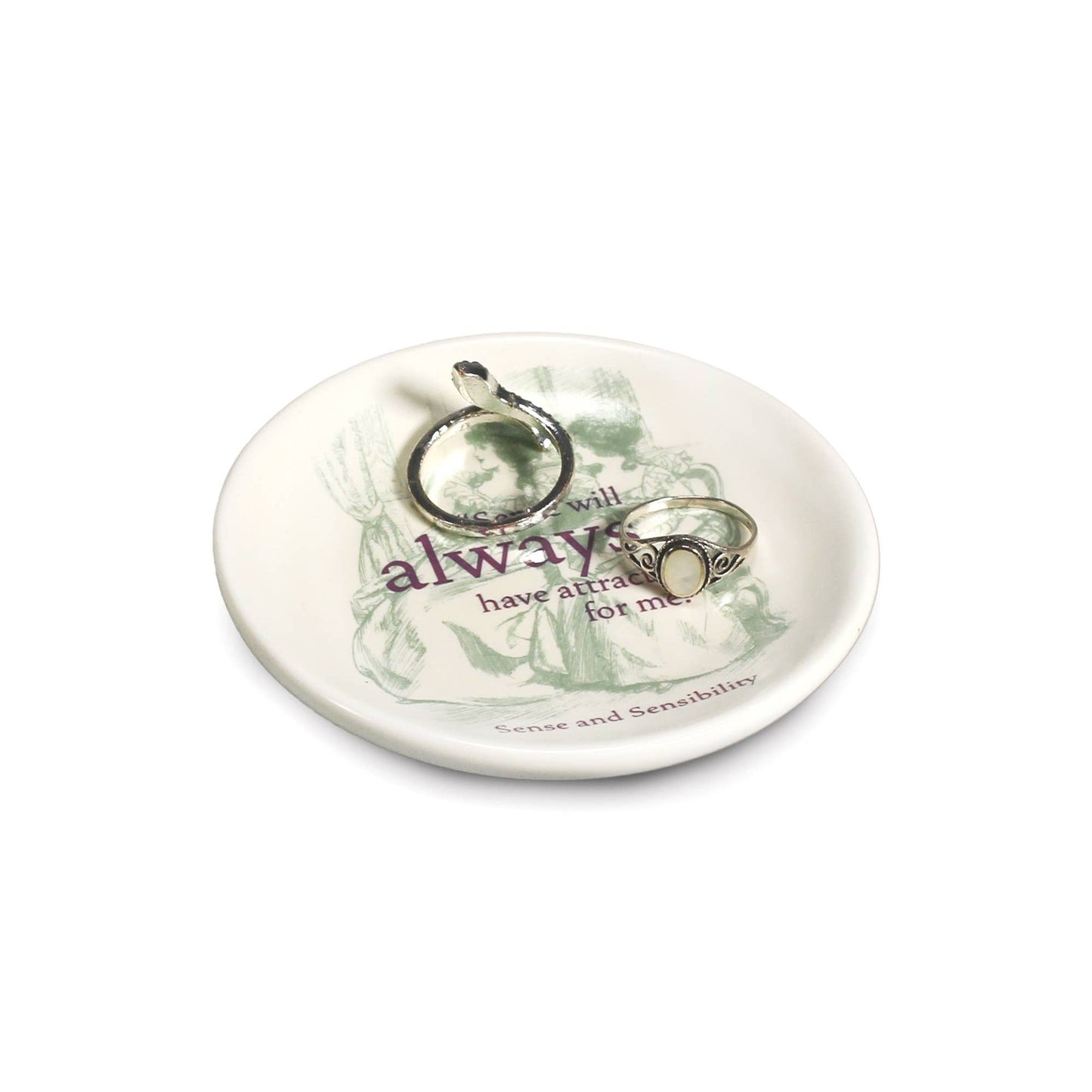 Plat à bijoux Jane Austen - 8 cm