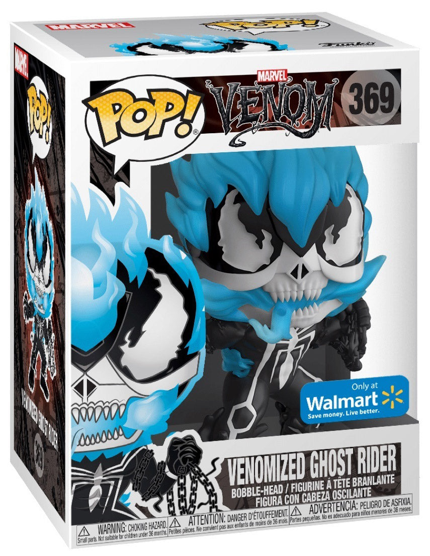 pop venomized ghost rider blue glow 369