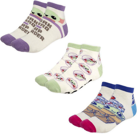 Pack of 3 Pairs of Star Wars Socks - Grogu