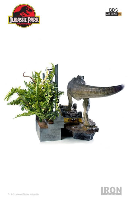 T-Rex Attack Statue (Set A) - Jurassic Park - Art Scale 1/10
