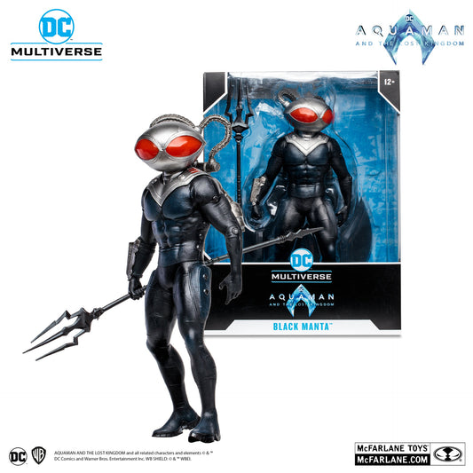 black manta aquaman and the lost kingdom 12 pvc statue mcfarlane toys