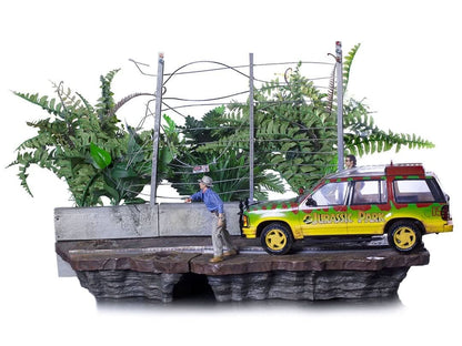 T-Rex Attack Statue - Jurassic Park (SET B) - Art Scale 1/10