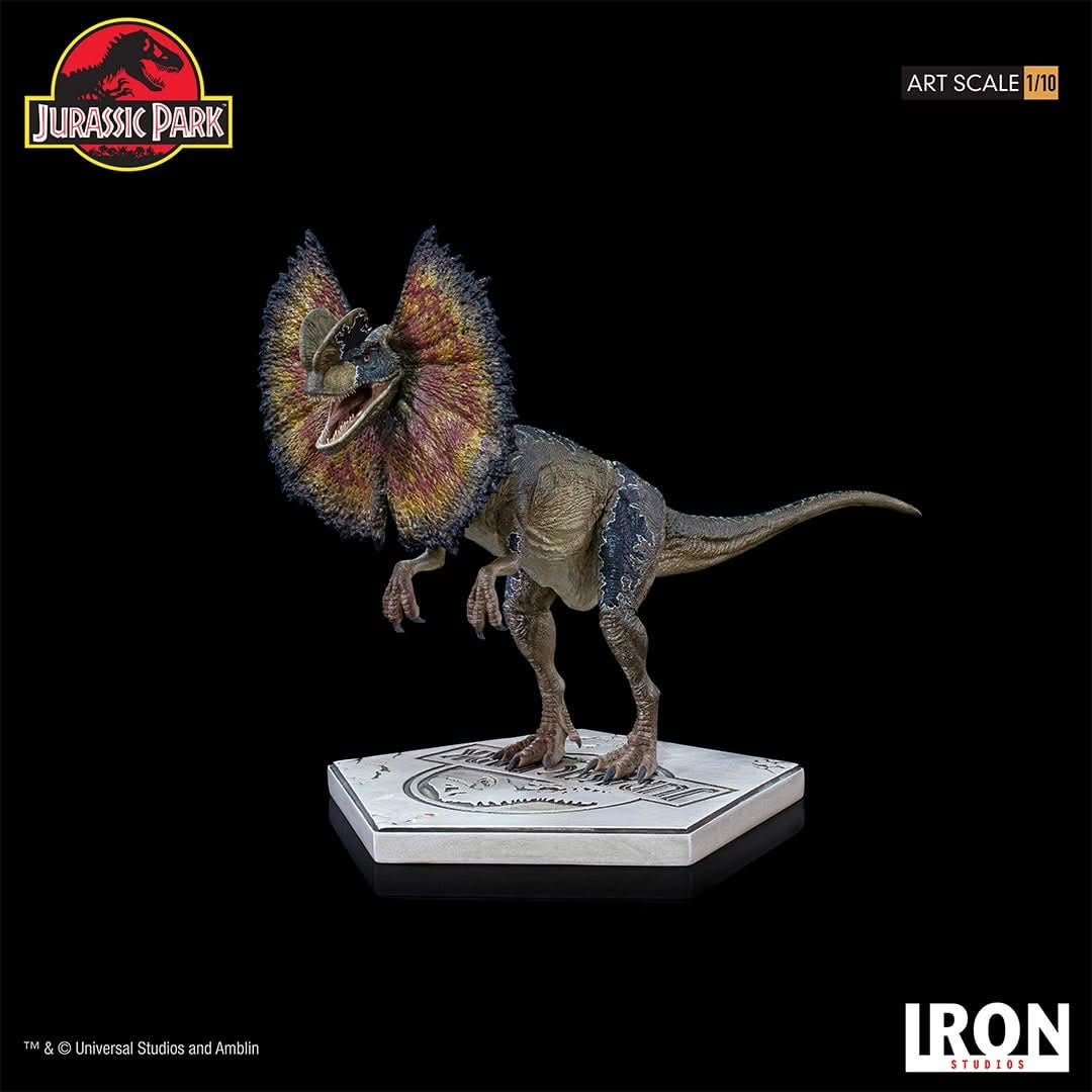 Dilophosaurus Statue - Jurassic Park - Art Scale 1/10