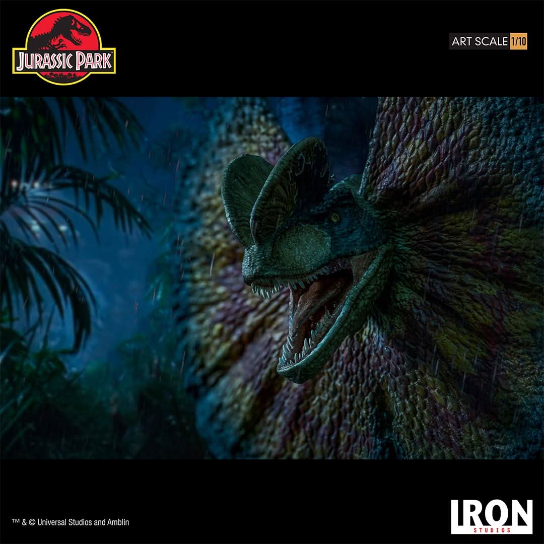 Dilophosaurus Statue - Jurassic Park - Art Scale 1/10