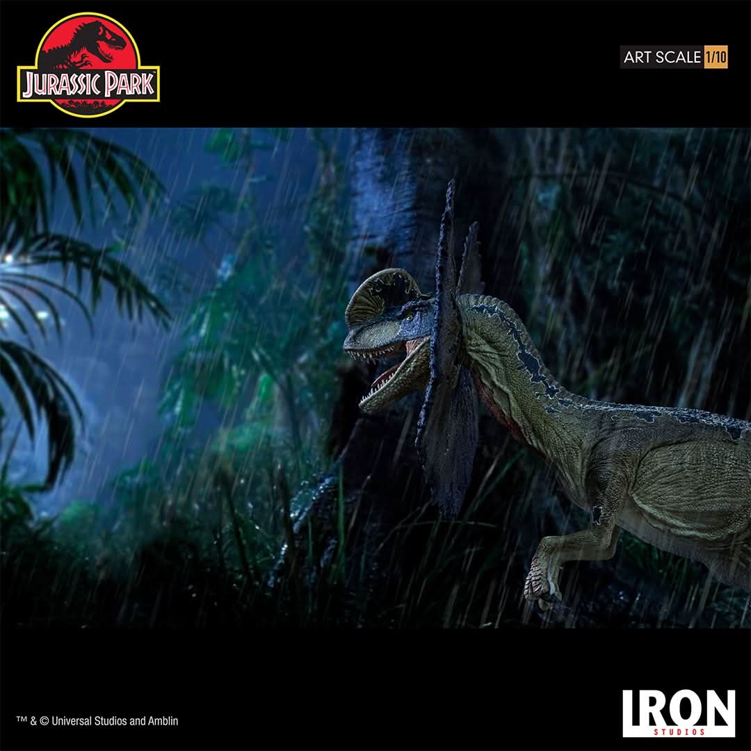 Dilophosaurus Statue - Jurassic Park - Art Scale 1/10