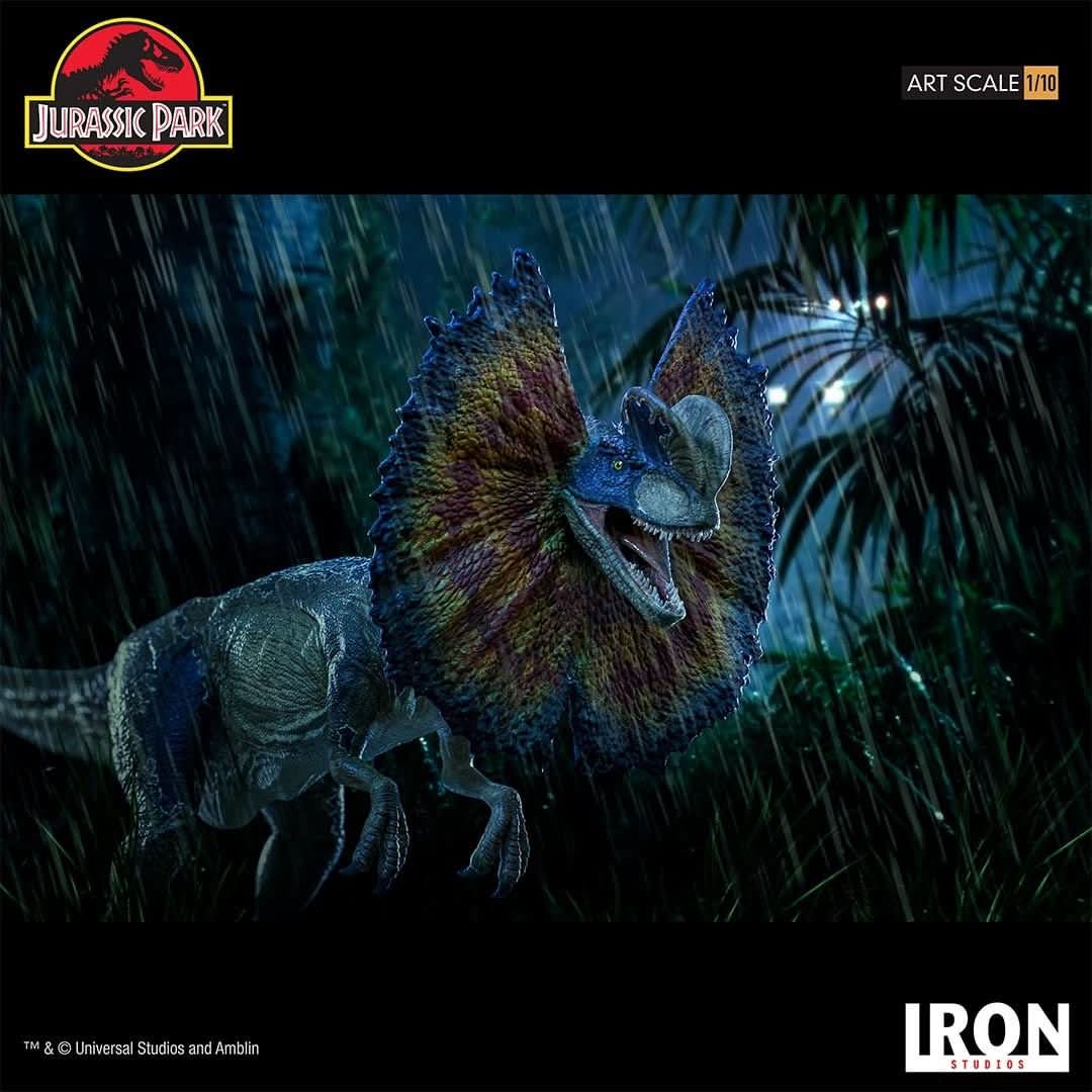 Dilophosaurus Statue - Jurassic Park - Art Scale 1/10