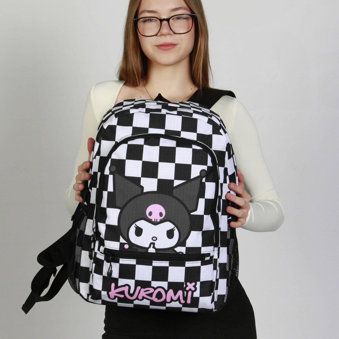 Sanrio Kuromi B and W-Sac à dos Fight FAN 2.2