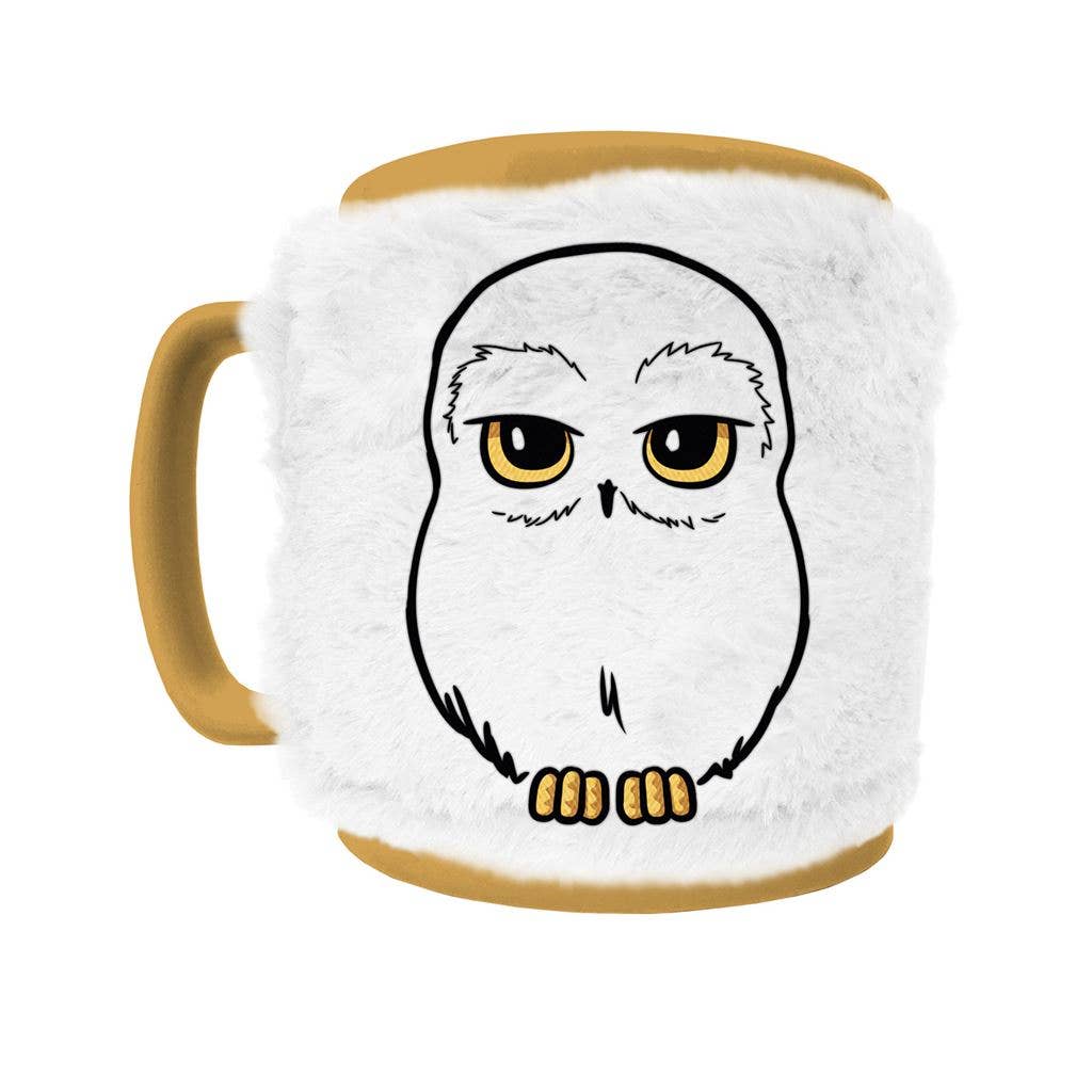 Fuzzy Harry Potter Mug - Hedwig