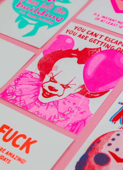 Carte Postale Pennywise vous ne pouvez pas échapper à l'IT risoprint