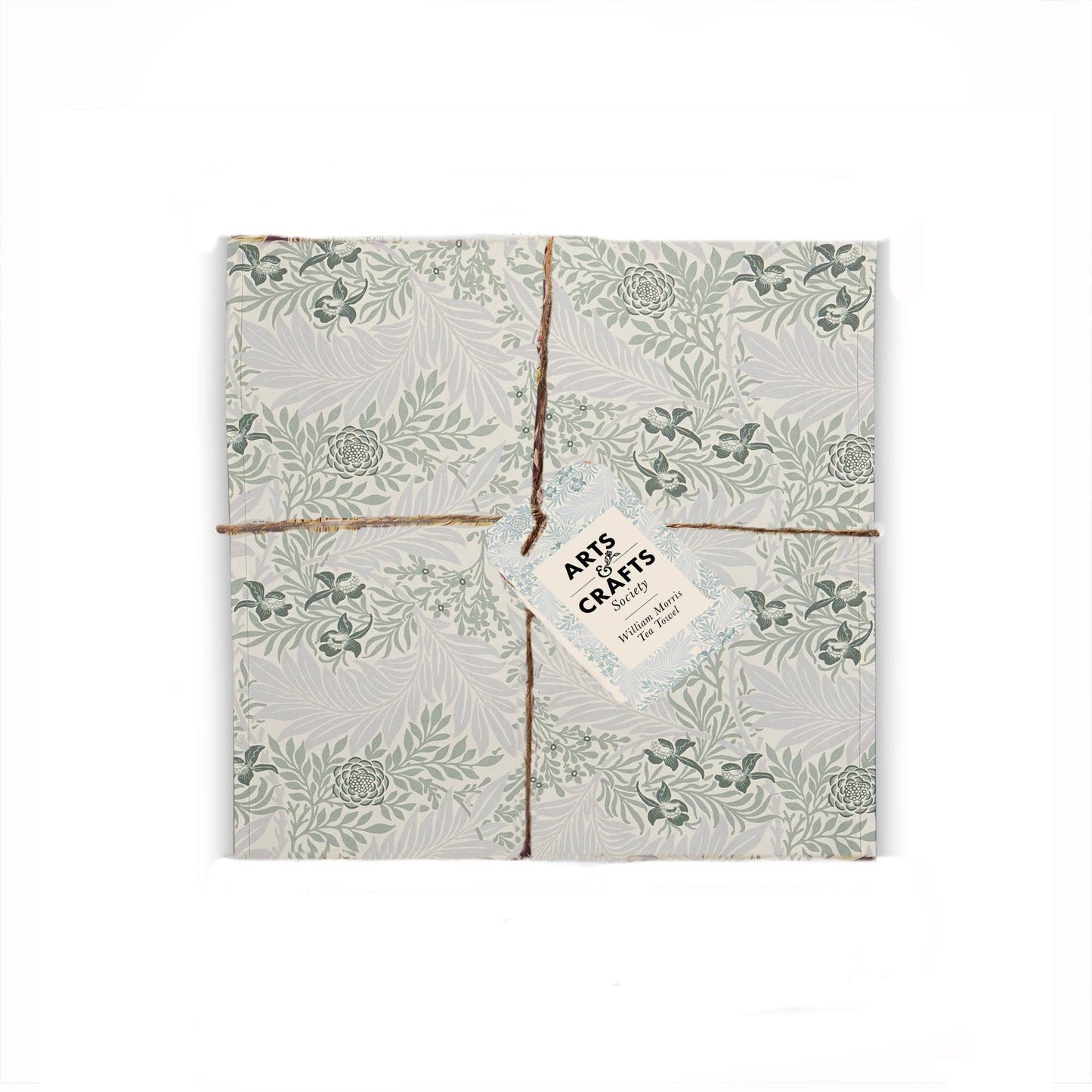 Torchon William Morris - en coton recyclé ACS Larkspur