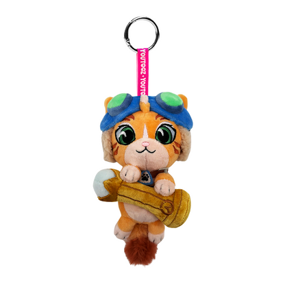 Jetpack Cat Keychain (5in)