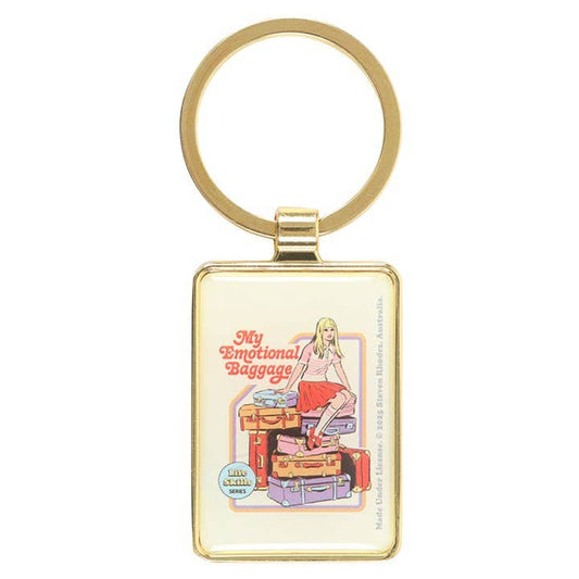 My Emotional Luggage Keychain by Steven Rhodes