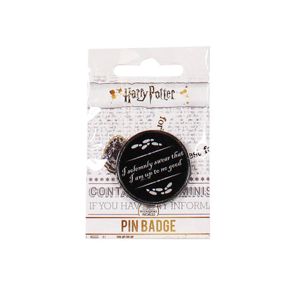 Badge en émail Harry Potter - carte des maraudeurs