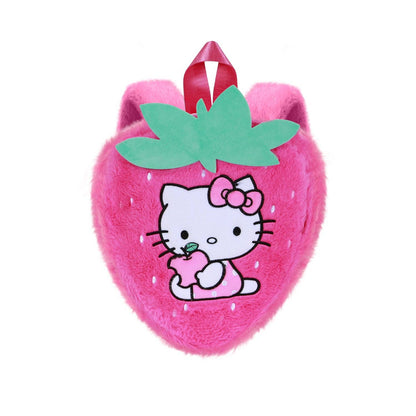 Hello Kitty Plush Backpack - Strawberry