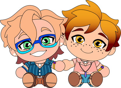 Tommy and Luke Plush (9in)