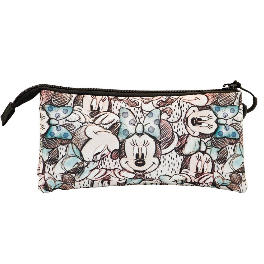 Minnie Mouse Drawing-Trousse Triple FAN