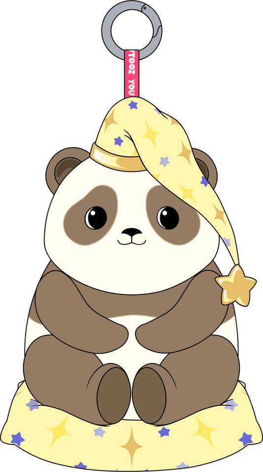 Porte-clés Panda Étoilé (5 po)