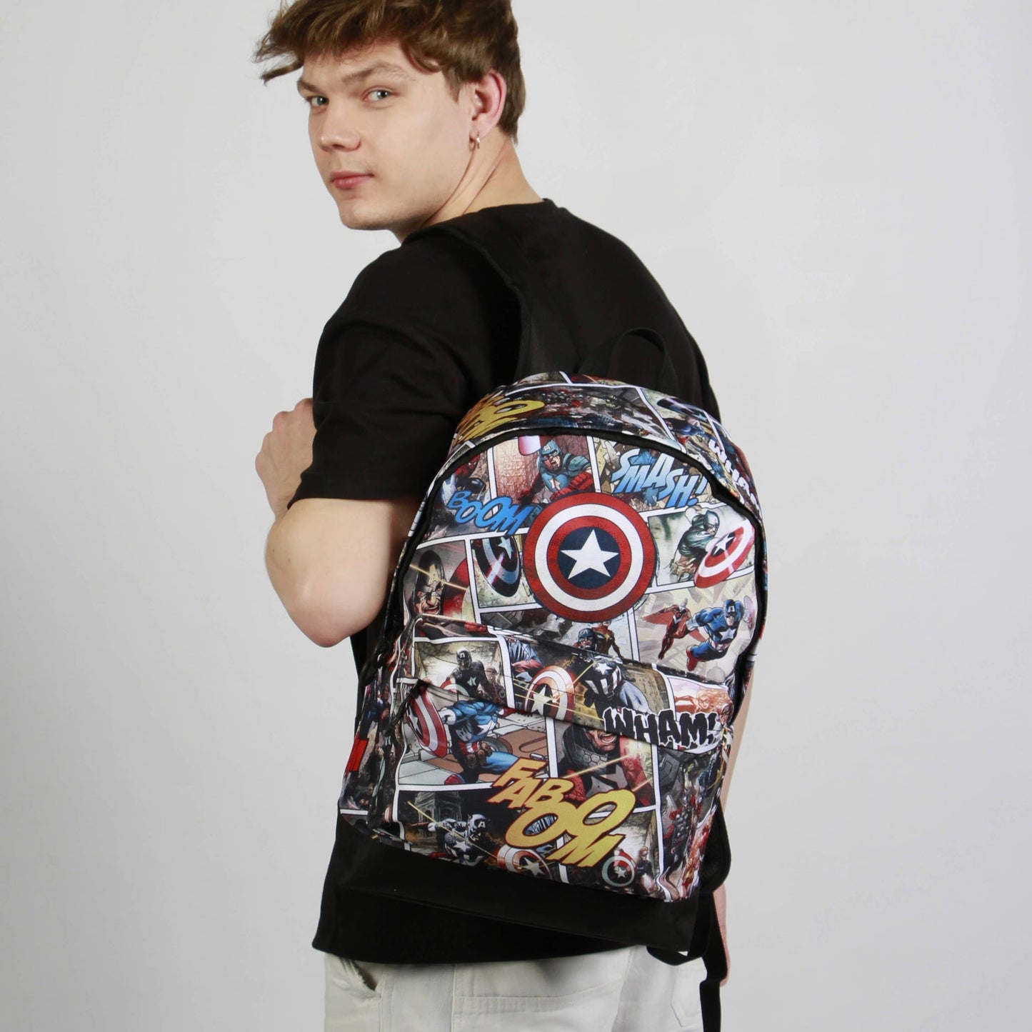 Sac à Dos HS FAN 2.2 Marvel Captain America « Comic » – Multicolore
