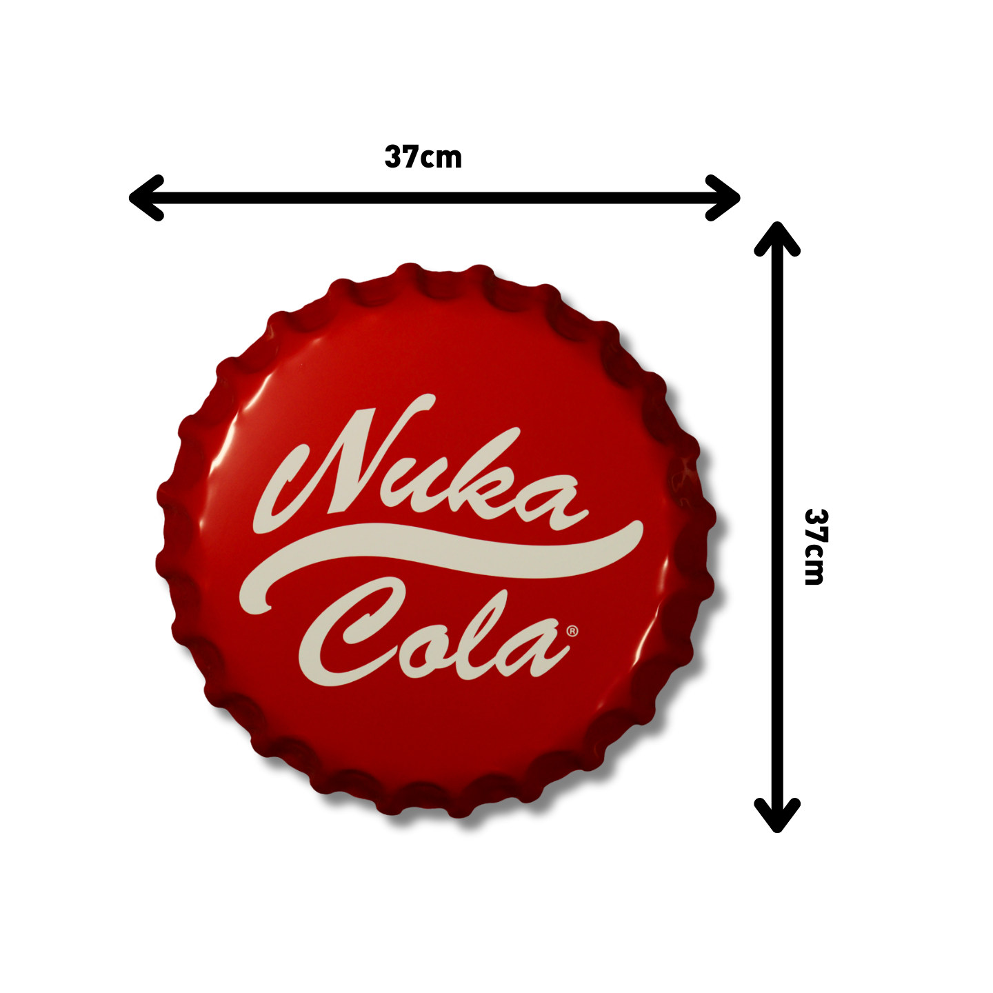 Plaque métal Fallout - Nuka Cola Bottle Cap