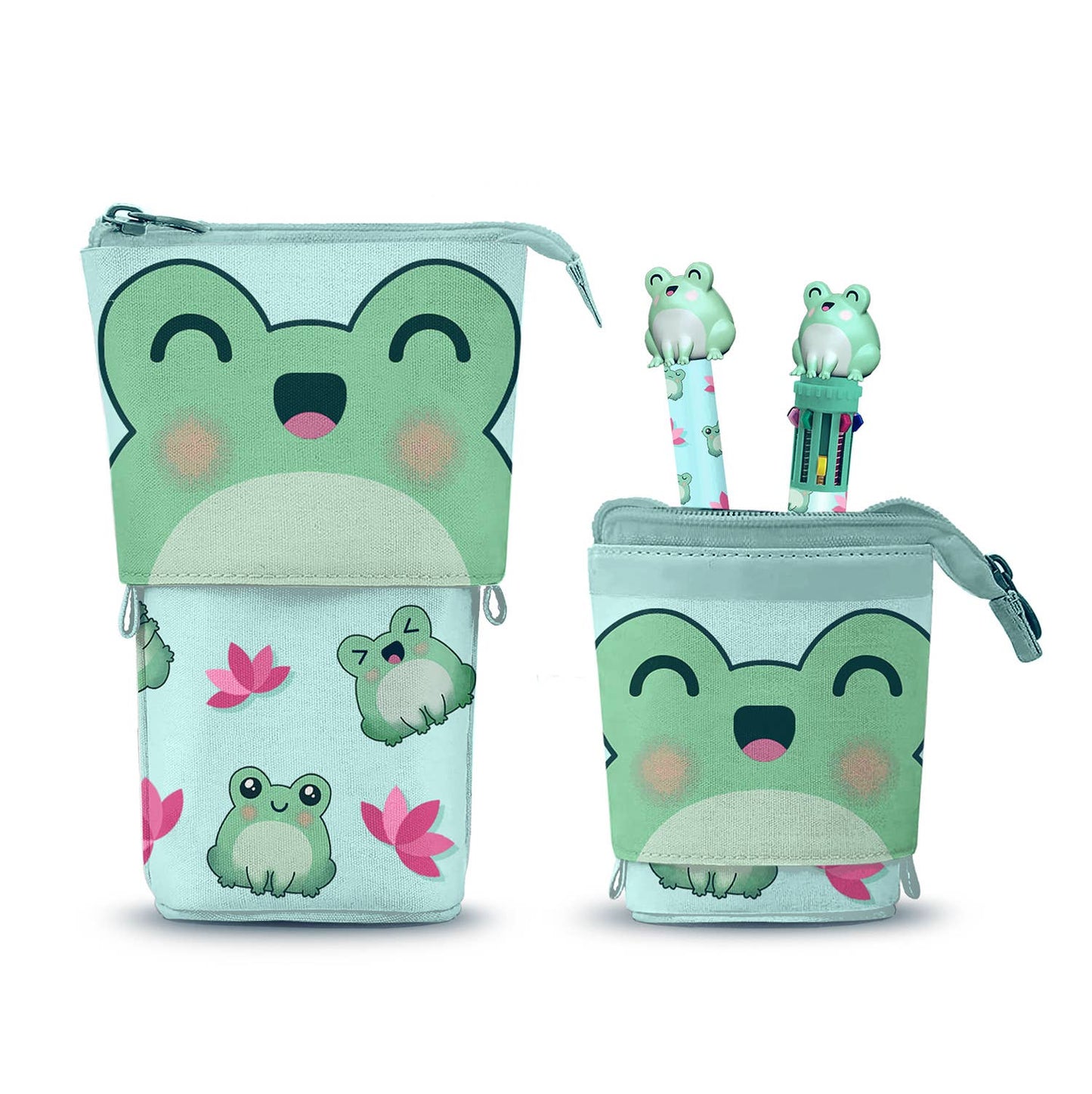 Oh My Pop Froggy-Trousse Cute + Stylo 10 Couleurs + Gel