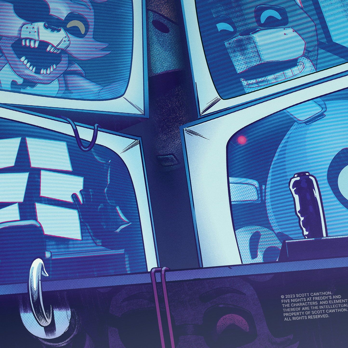 Five Nights At Freddy's Game 1 Print