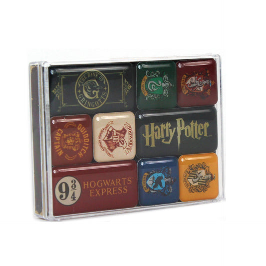 Set of 9 Harry Potter Epoxy Magnets - Houses