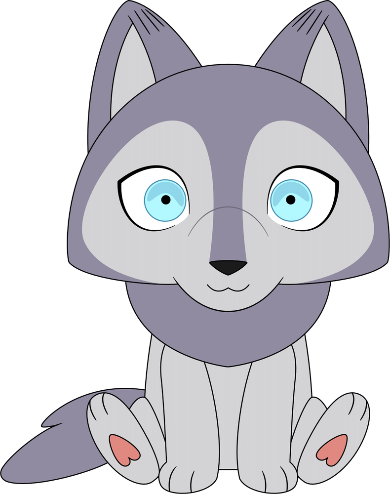 Wolf Robyn Plush (9in)