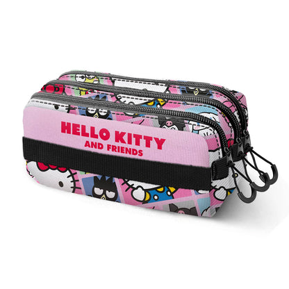 Trousse triple Trick FAN 2.2 Sanrio - Hello Kitty Panels