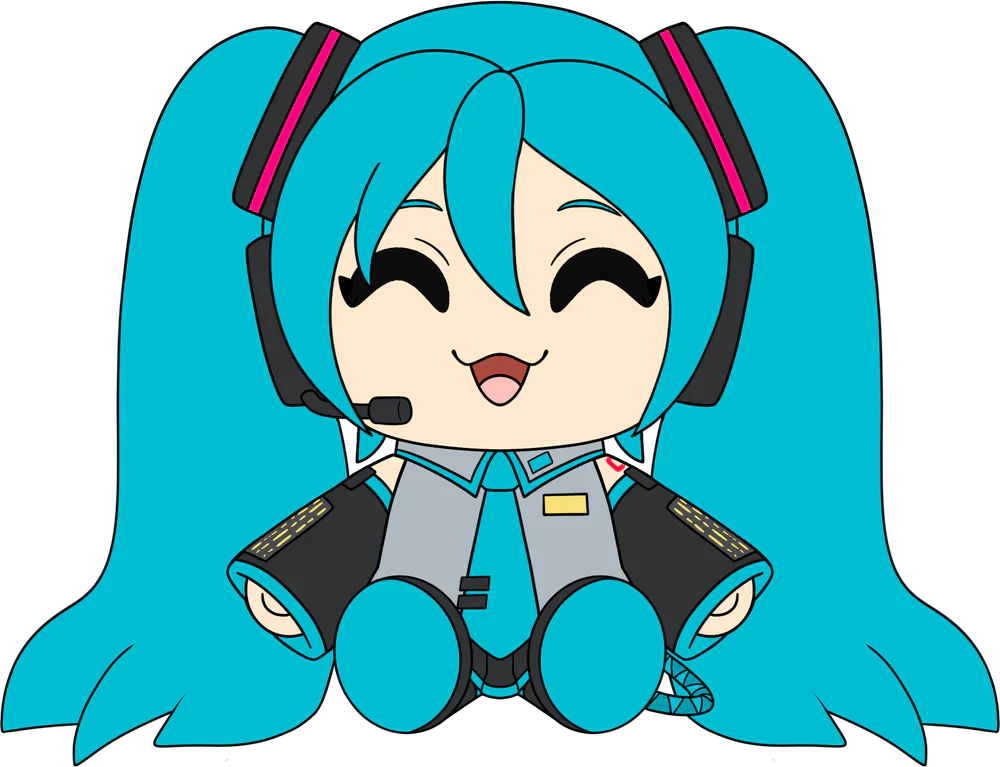 hatsune miku plush 9in youtooz