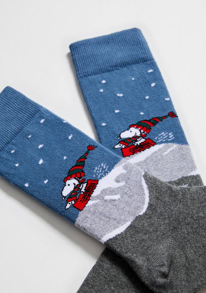 BeSnoopy Skiing Socks