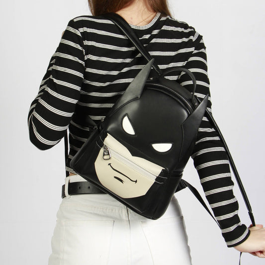 Sac à dos urbain noir DC Comics Batman Batsignal-Heady
