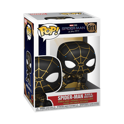 Pop! Spider-Man Costume Black &amp; Gold