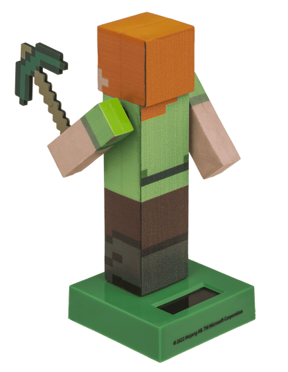 Figurine solaire – Minecraft - Alex – vue 5
