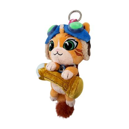 Jetpack Cat Keychain (5in)