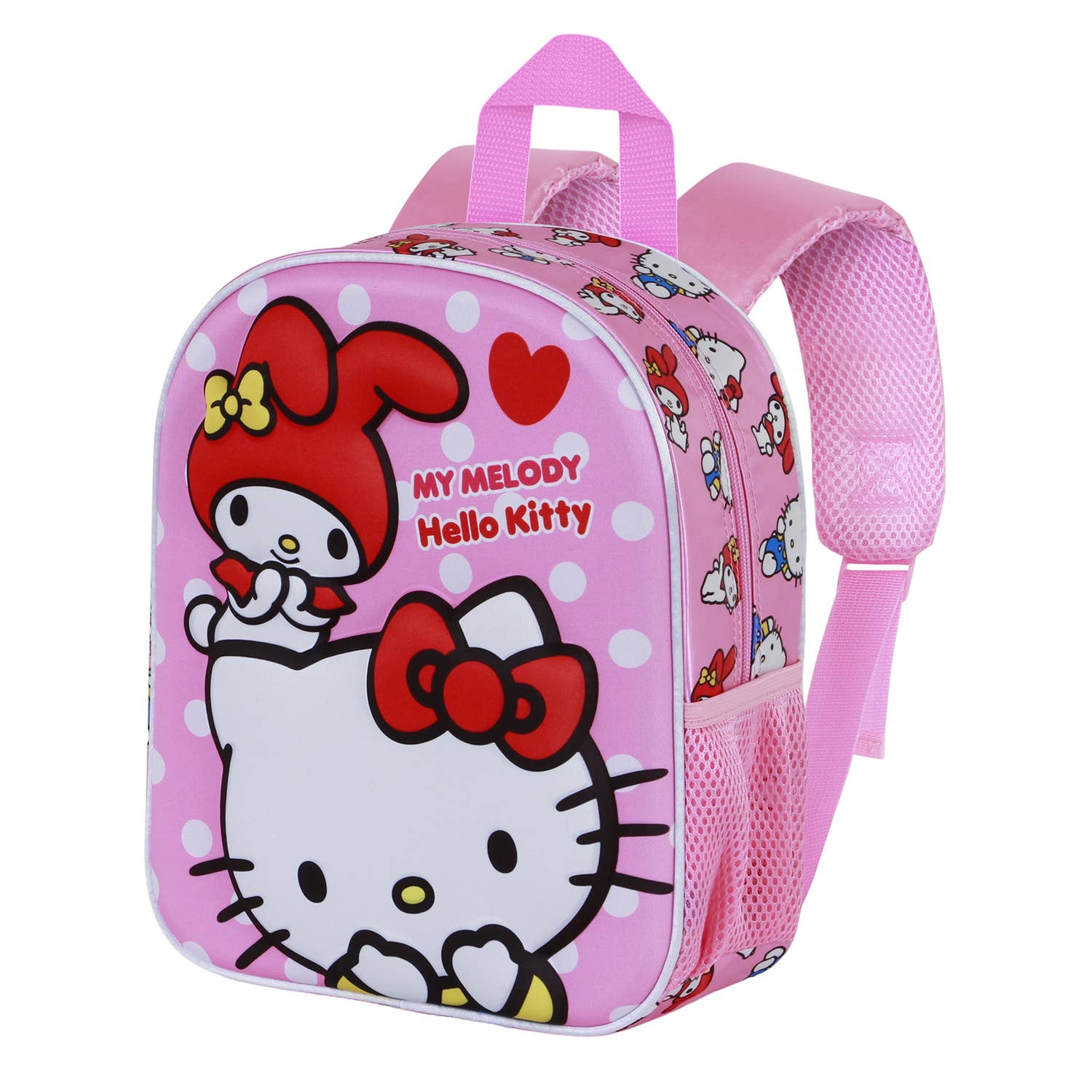 Sac à Dos 3D Elite Hello Kitty « Lovely » – Rose