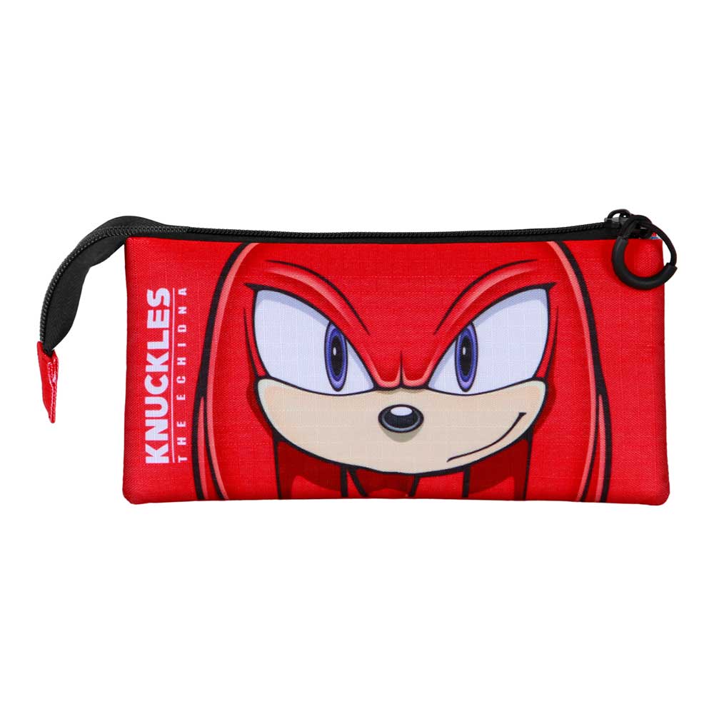 Trousse Triple SEGA Sonic le Hérisson - Knuckles Regard