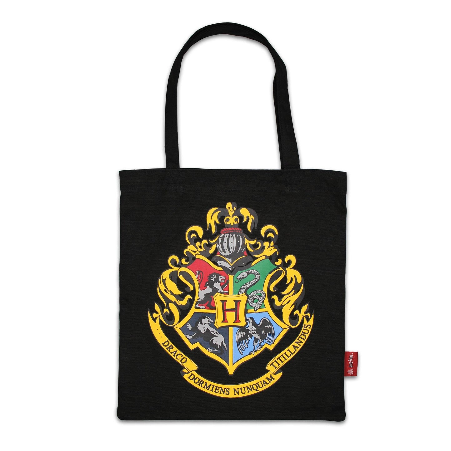 Sac cabas Harry Potter - emblème de Poudlard une couleur