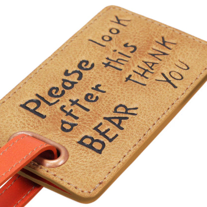 Luggage tag – Paddington – please look after this bear