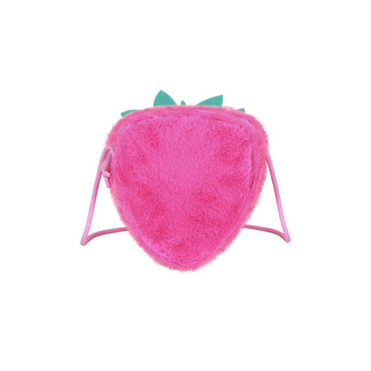 Sac à Bandoulière Peluche Hello Kitty - Fraise