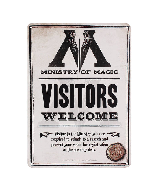 Harry Potter Decorative Metal Sign - Ministry of Magic