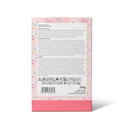 Bougie parfumée à la fraise, Hello Kitty Bakery
