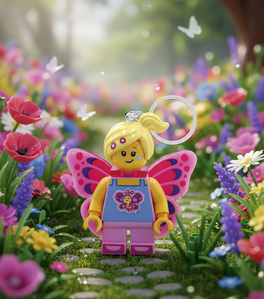 Porte-clés LEGO - Fille Papillon