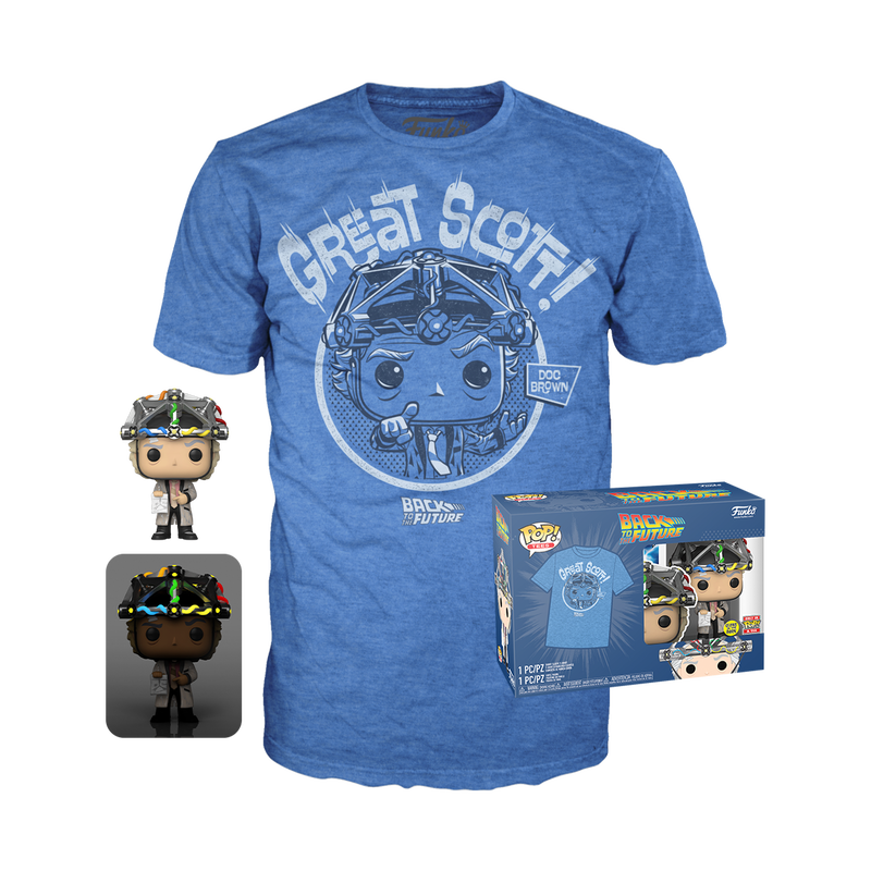 BTTF Booble Head POP N° 959 Doc avec casque + T-shirt (M)