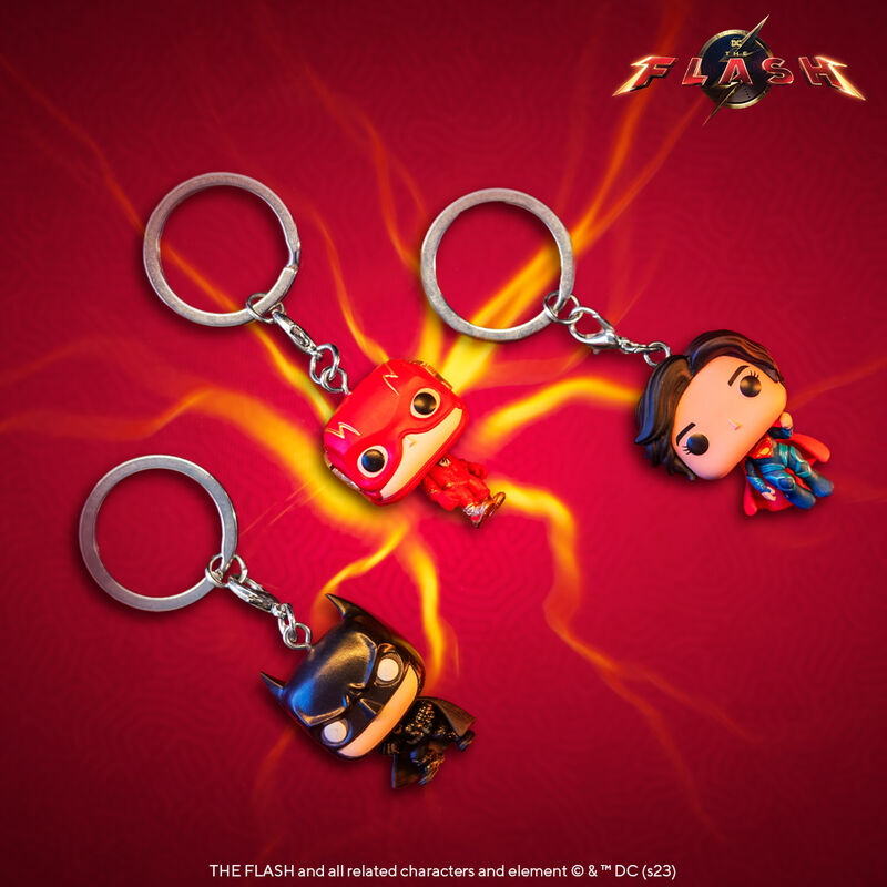 The Flash Pop! Movies Vinyl keychain Supergirl The Flash Pop