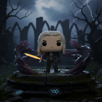 Geralt avec épée (Glow)