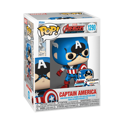 Pop! Captain America with Pin - PRE-ORDER* 